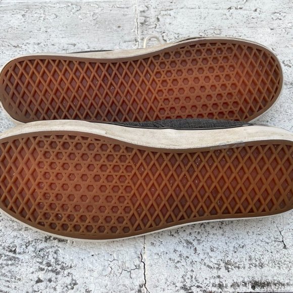 Vans Men Sneaker Lace Up Gray Shoes Size 10.5 Men 12Women - Picture 9 of 10